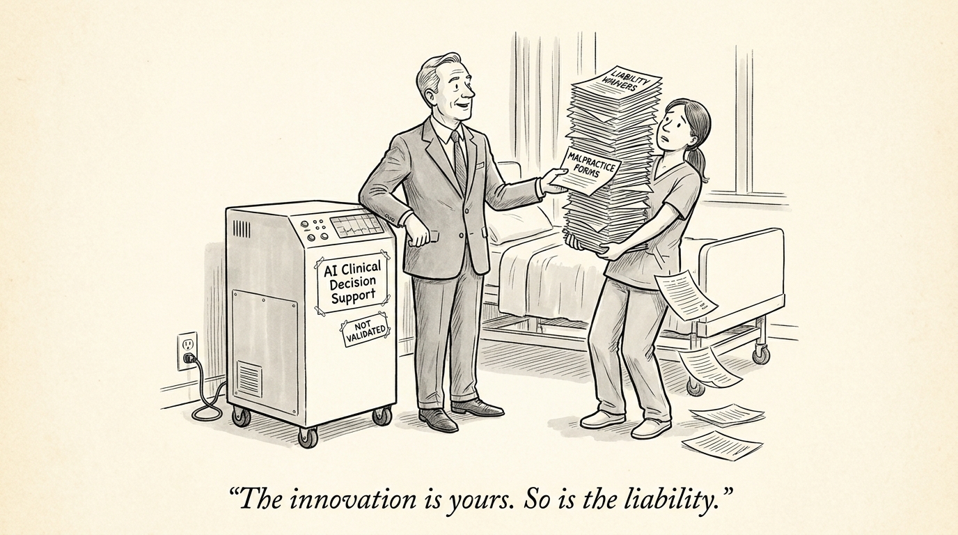 AI Validation Gaps Shift Liability Onto Physicians