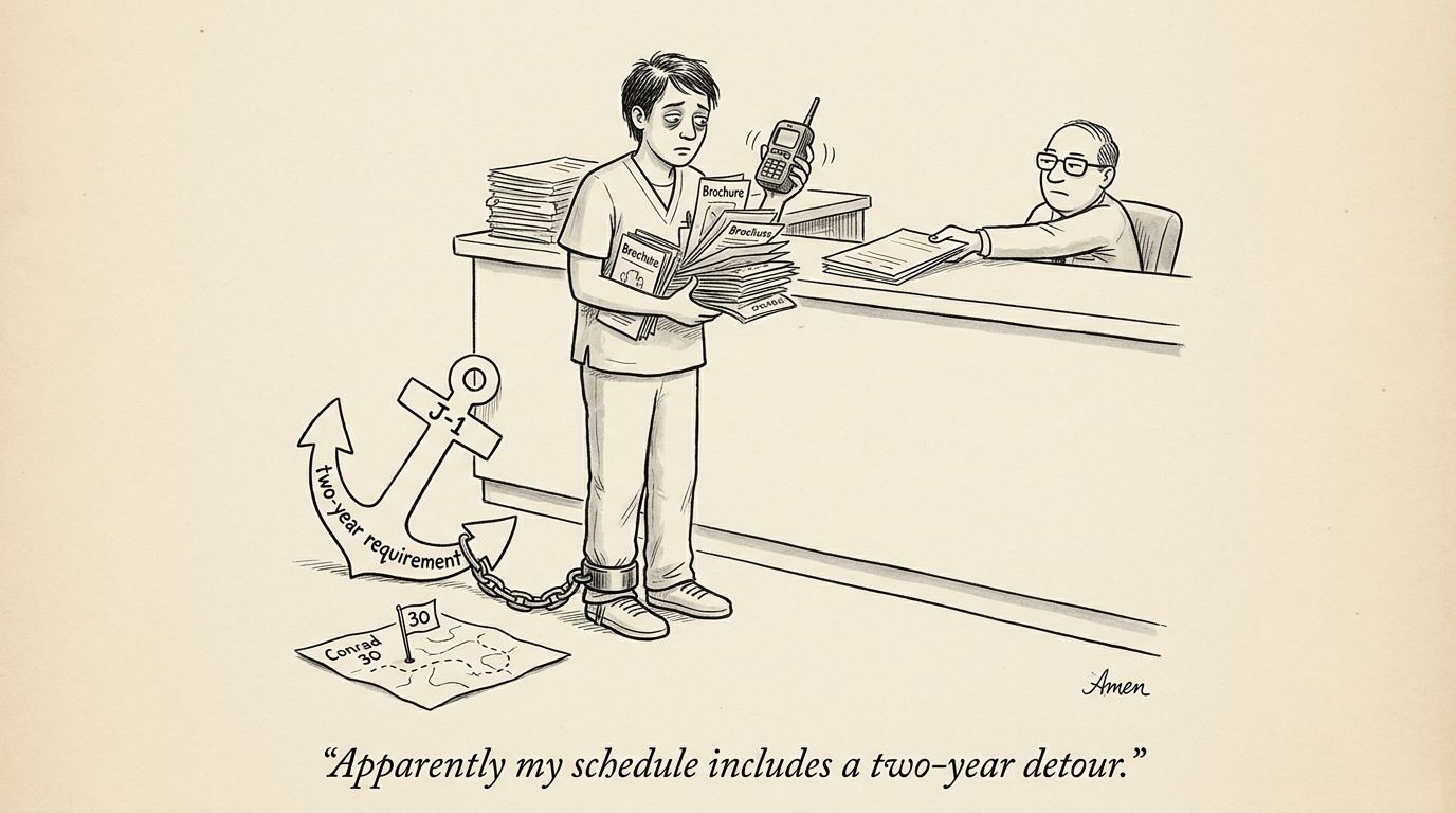 J-1 vs H-1B During Residency: What Every IMG Needs to Plan Before It's Too Late