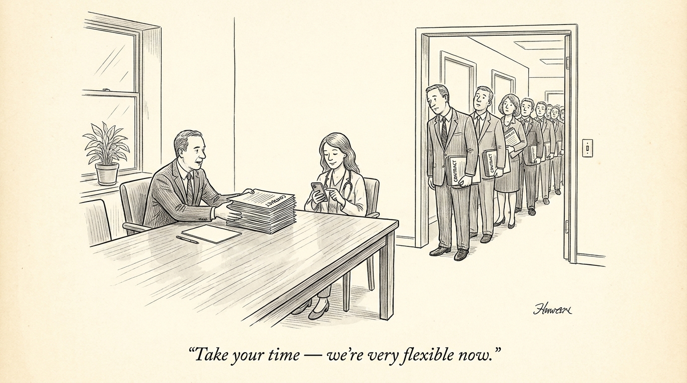 Locum Priorities Reshape Physician Hiring Leverage