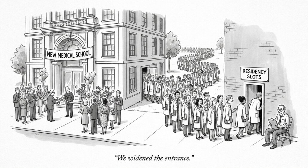 Medical Schools Multiply But Pipeline Bottlenecks Persist