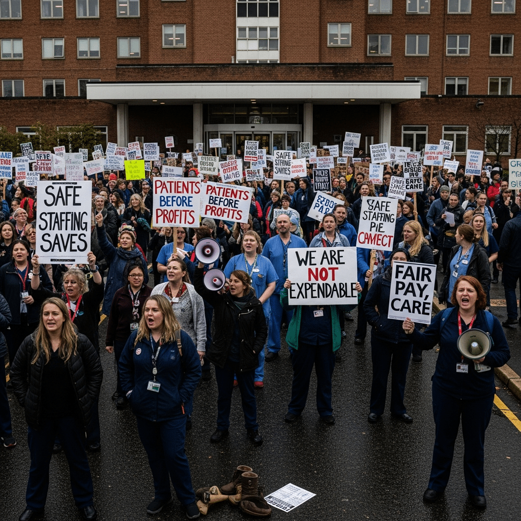 Nurse Strikes Reveal Systemic Staffing Crisis