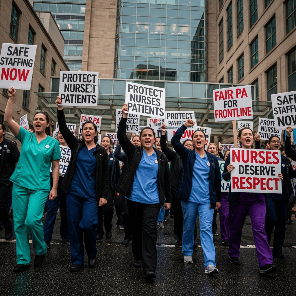 Nursing Strikes Signal Workforce Crisis
