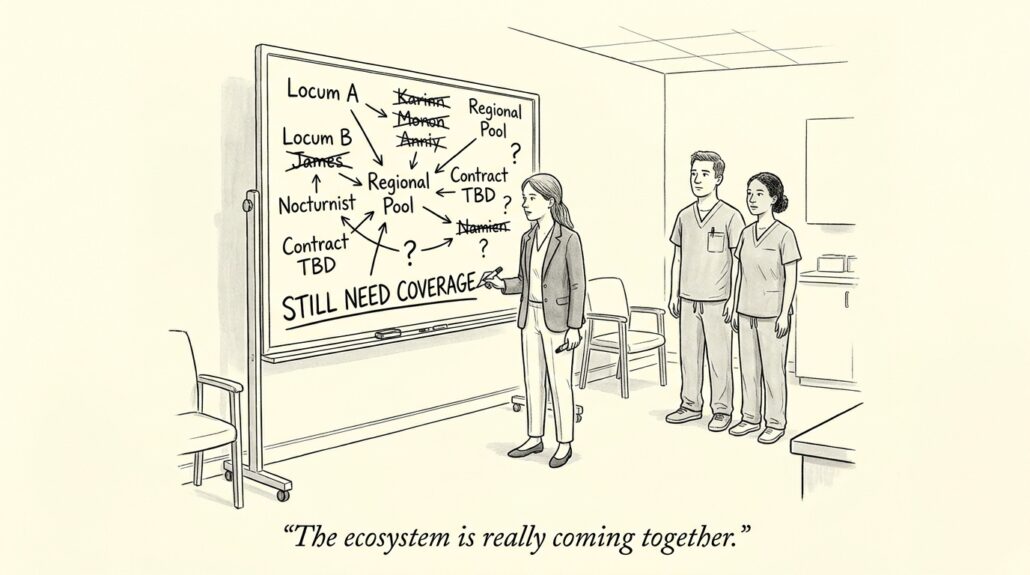 Staffing Consolidation Reshapes Physician Locum Leverage