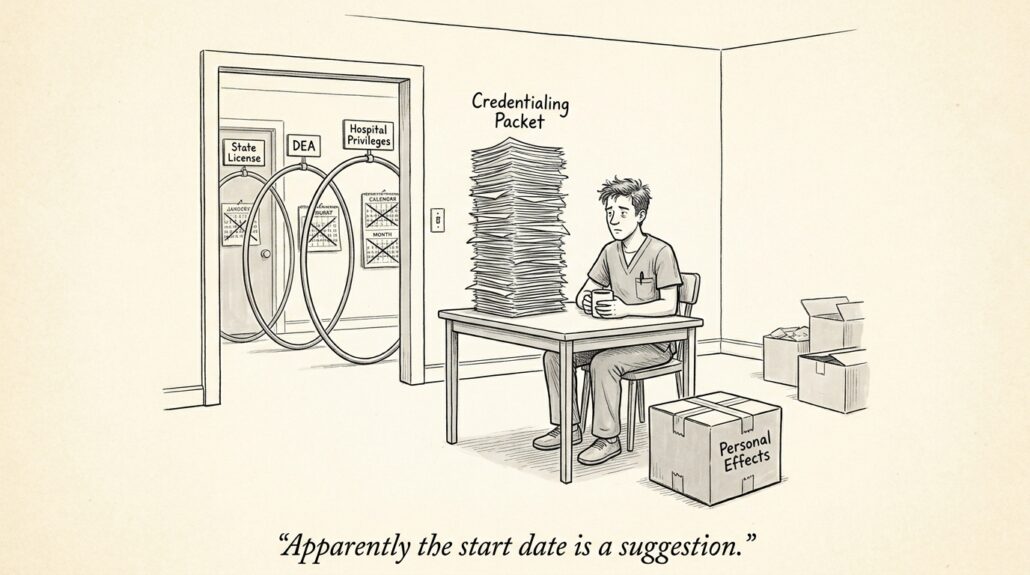 The Credentialing Checklist: DEA, State License, and Everything You Need Before Day One