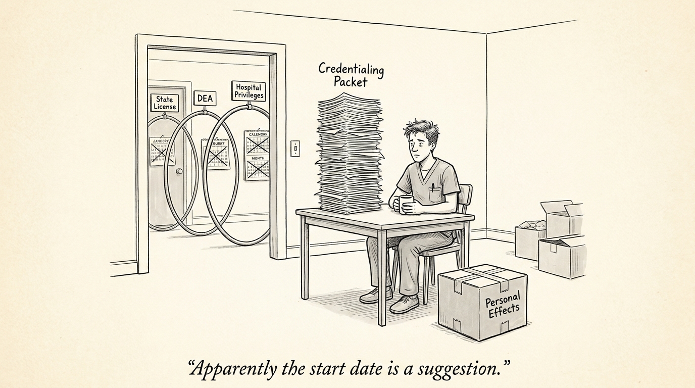 The Credentialing Checklist: DEA, State License, and Everything You Need Before Day One
